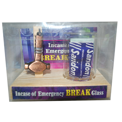 "Emergency Breaking Glass-1259-004 - Click here to View more details about this Product